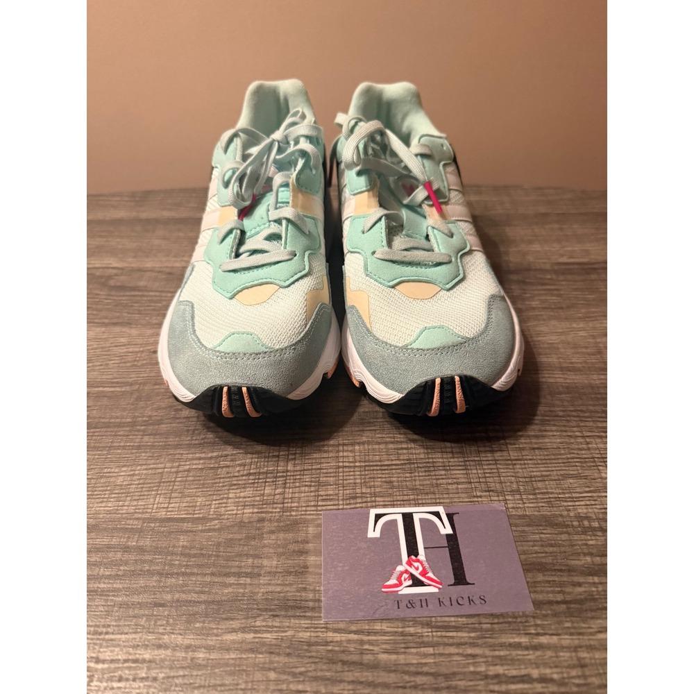 Adidas Originals Yung-96 Chasm Mint Green Grey Pink Sneakers EE7238 Womens